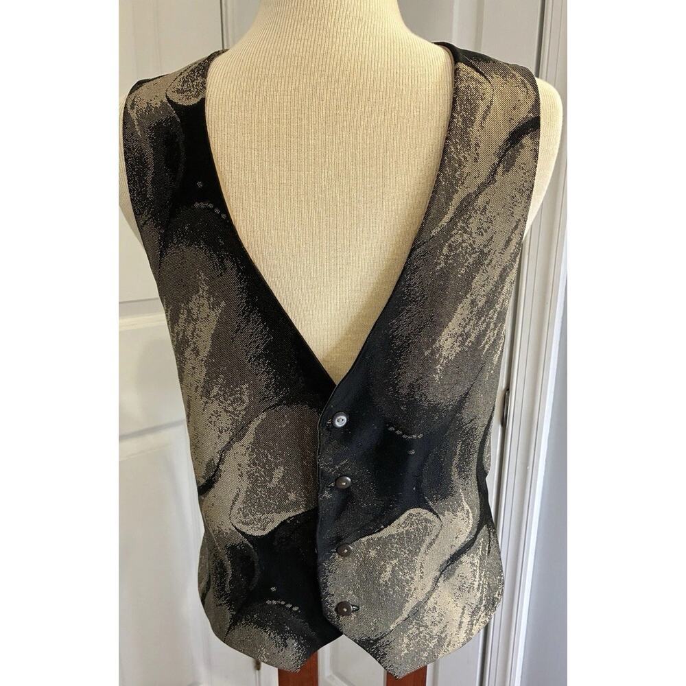 Vtg Southwestern Tapestry Vest Unisex Mens XS/Womens S M Albuquerque NM Woven